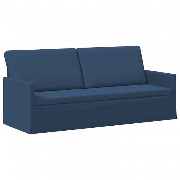 vidaXL 3-místná pohovka Modrá 190 x 81 x 82 cm Textil