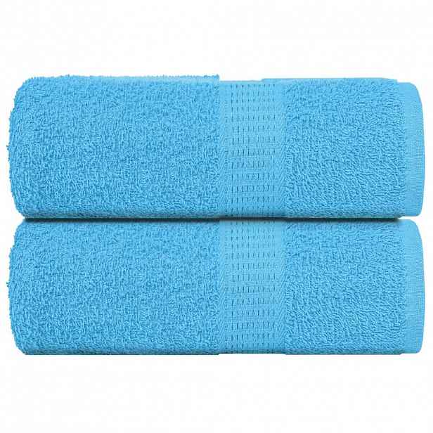 vidaXL Ručníky FROGN 2 ks tyrkysové 30x30 cm 360 g/m²