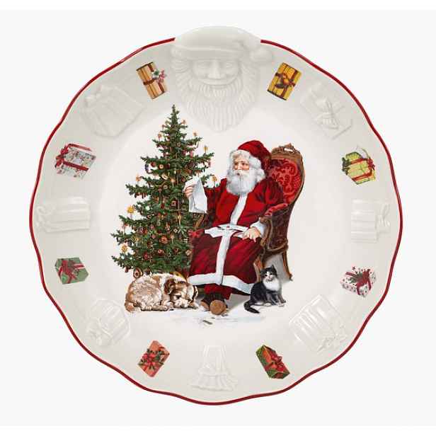 Villeroy & Boch Toy‘s Fantasy 2021 mísa s reliéfem Santy, 24 x 25 cm