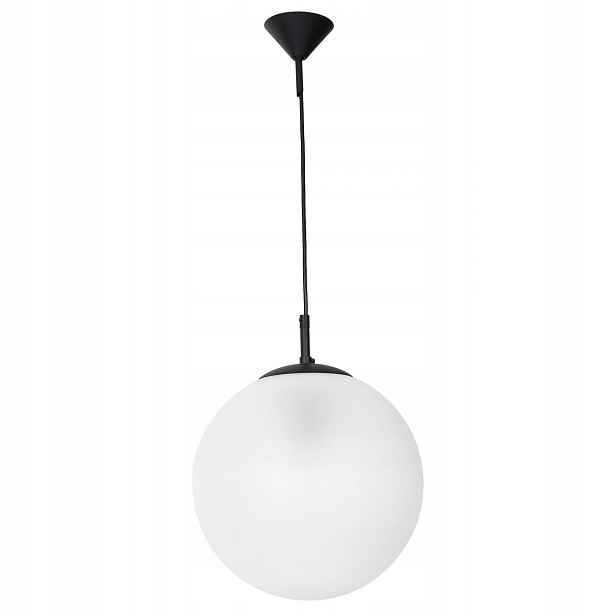 Závěsná Lampa Aldex Globe E27 60W Černá 30 cm Skleněná koule do obývacího pokoje