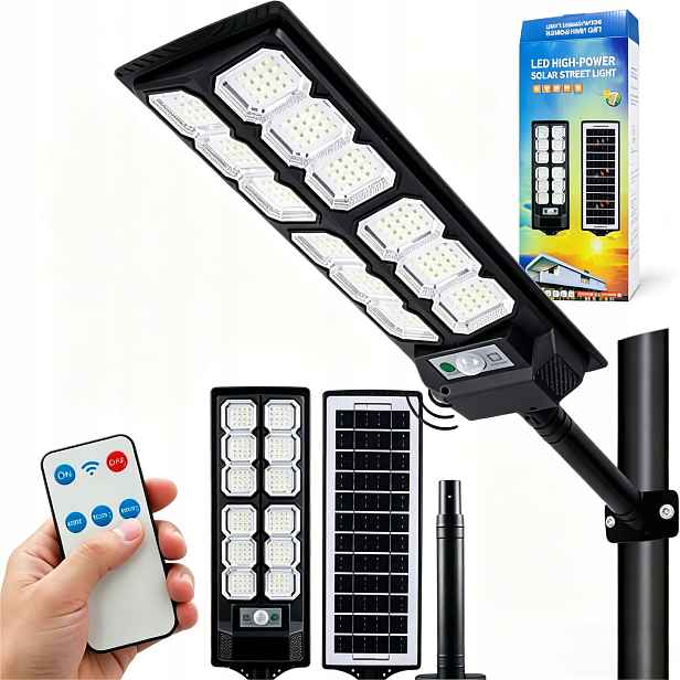 Solární Lampa Venkovní Senzor Soumraku Držák Ovladač 1000 W