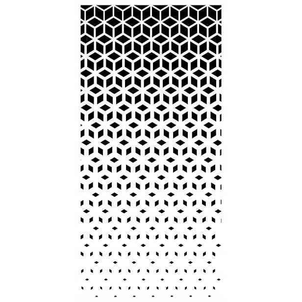 Šablona Na Ozdobné Omítky LuxBud Panel 6 92x44 cm Moderní