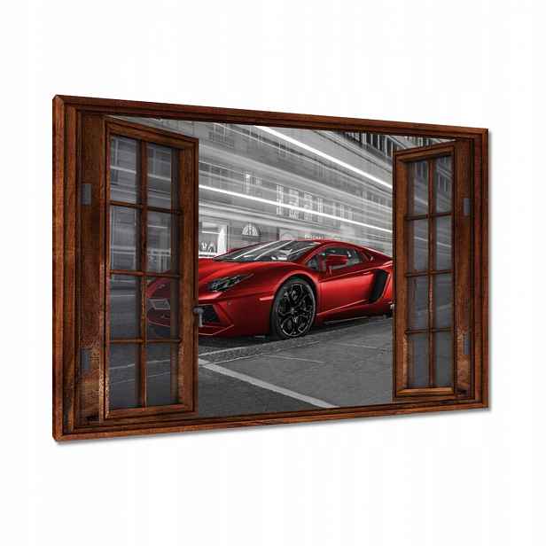 Obrazy 120x80 Červené auto