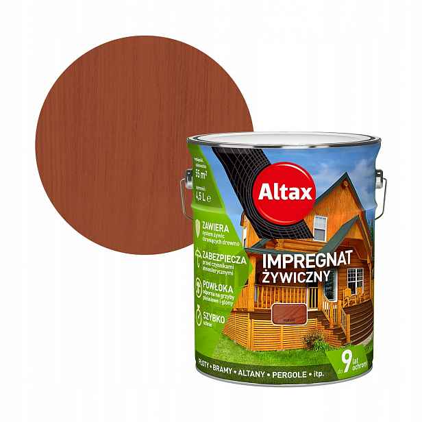 Altax Pryskyřičný Impregnat 4,5L Mahagon