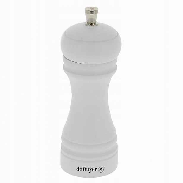 Mlýnek Na Sůl de Buyer Java Ruční dřevěný 14 cm Bílý Matný