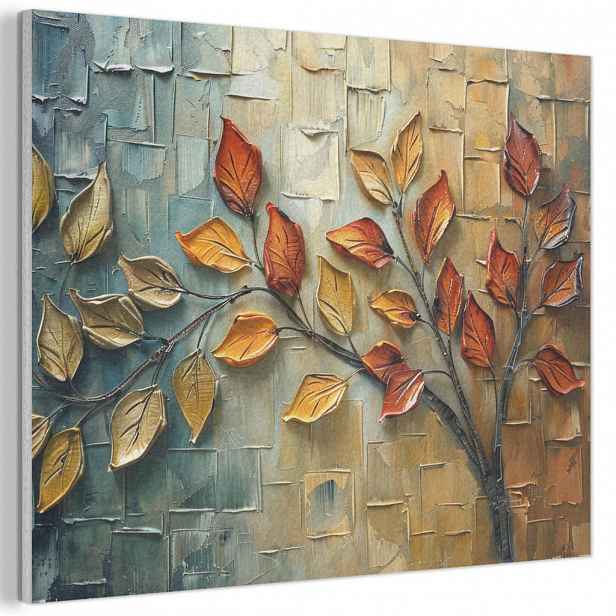 MuchoWow AKUSTICKÝ obraz Strom - abstraktní - příroda - umění 80x60 cm