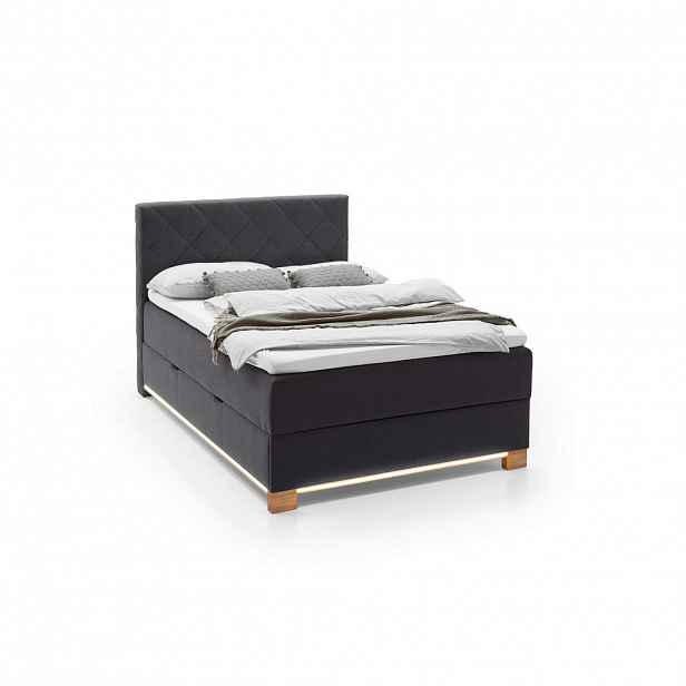 Xora POSTEL BOXSPRING, 140/200 cm, antracitová