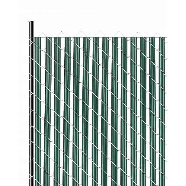 Vertikální plotové lišty, kryt plotu, Uv panel, zelené, 113 cm, premium