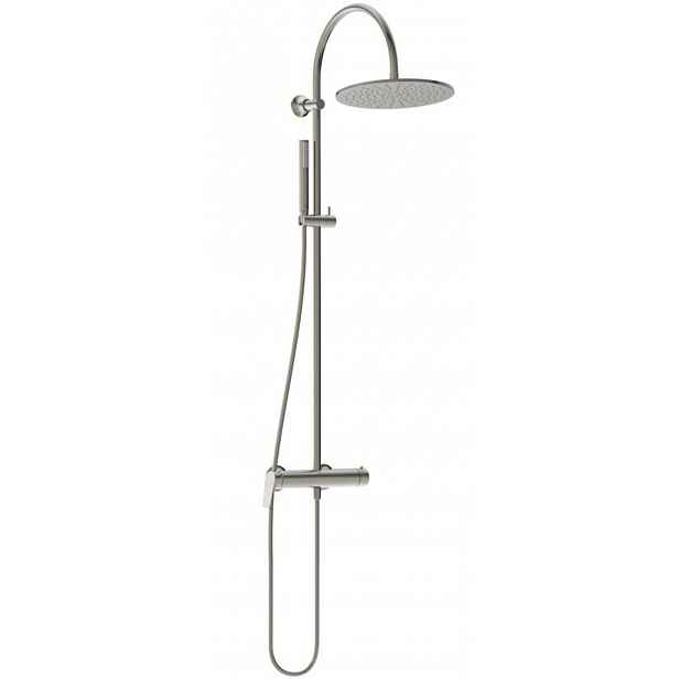 Ideal Standard La Dolce Vita - Sprchový set s baterií, průměr 30 cm, Silver Storm BD674GN