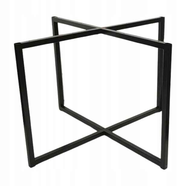 Rám na konferenční stolek kovový loft, průměr 50 cm, výška 46 cm