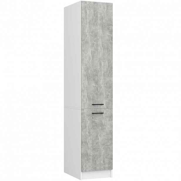 RAUMHIRSCH FURNITURE VYSOKÁ SKŘÍŇ Bílá, beton 205/40/57