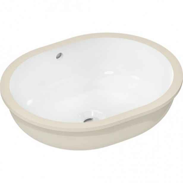 Hansgrohe Xuniva U zápustné umyvadlo 45x35 cm bez otvoru pro baterii, s přepadem 60153450