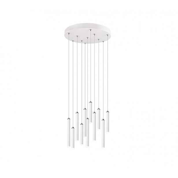 LED závěsné osvětlení Trio Tubular bílá 321691131