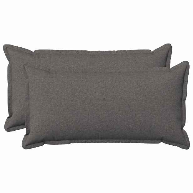 vidaXL Povlak na polštář 2 pcs HOUTEN Světle šedá 40 x 70 cm
