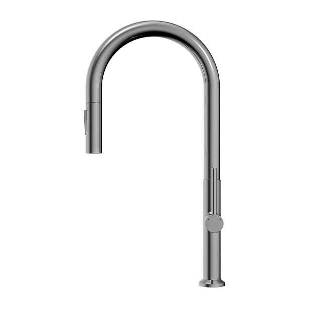 Kuchyňská Baterie Inox Kartáčovaná 360° S Vytahovací Sprškou Do Dřezu Nová