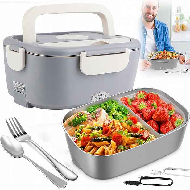 Elektrický Ohřívač Obědového Boxu Lunchbox Nádoba Termoska Na Oběd 1.5L