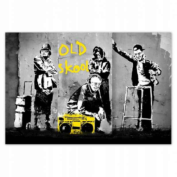 Fototapety 104x70 Banksy Old school