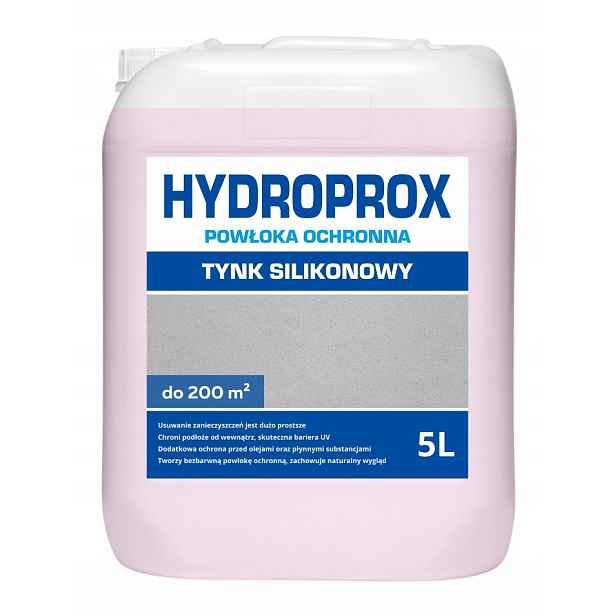 Hydroprox Ochranný Povlak Na Fasádní Omítku Silikonový 5L do 200 m2