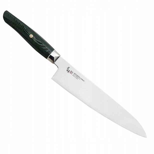 Mcusta Zanmai Green Revolution SPG2 Japonský Nůž Gyuto šéfkuchaře 21 cm