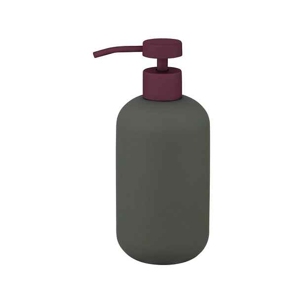 Tmavě zelený keramický dávkovač mýdla 120 ml Lotus Play – Mette Ditmer Denmark