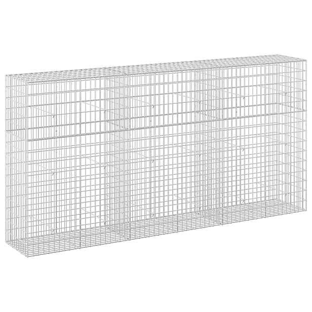vidaXL Gabion s drátem 5 mm a síťkou 5x10 cm 300x50x150 cm