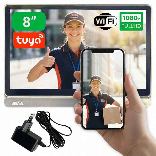 Videodomofon Full Hd 1080P 4-vodičový video domofon dveře brána