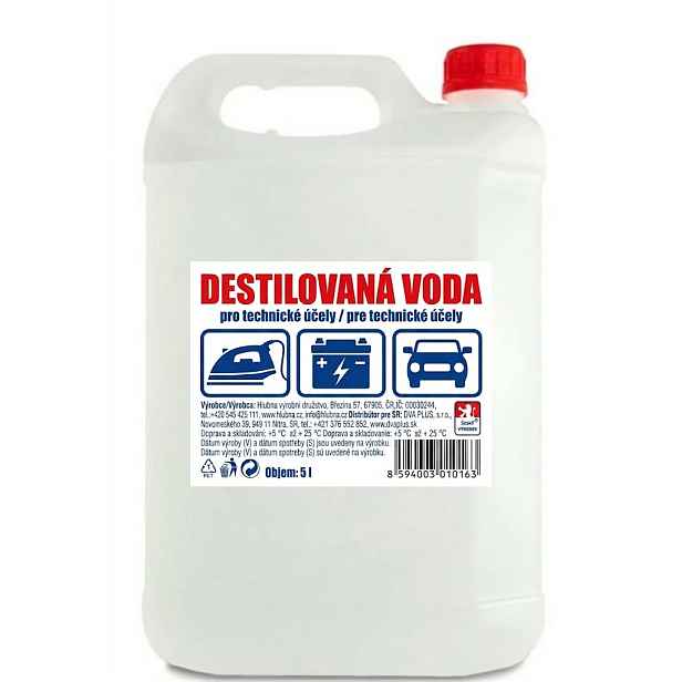 Destilovaná voda 5l
