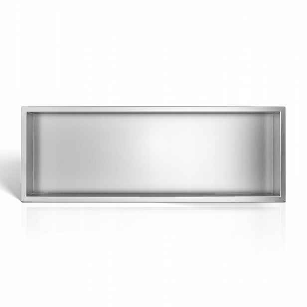 Koupelnová Polička 90x30x7 cm Inox Nerezová Wall-box One Balneo