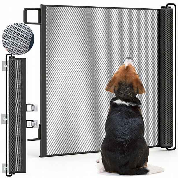Síť Barierka Bezpečnostní Brána Dveří Schody Pro Psa Kočku 130X78 cm