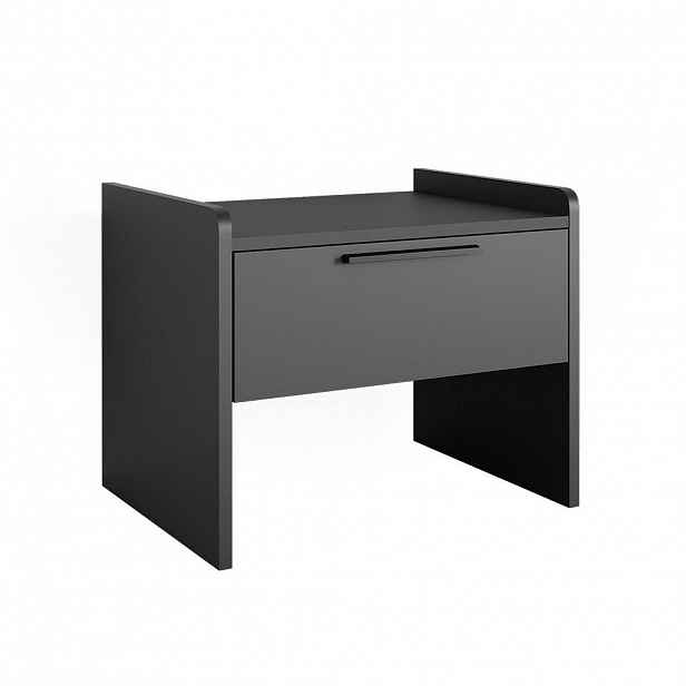 Vicco JÍDELNÍ LAVICE DO JÍDELNY Roman Černá 53.5 x 41.1 cm s 1 zásuvkou