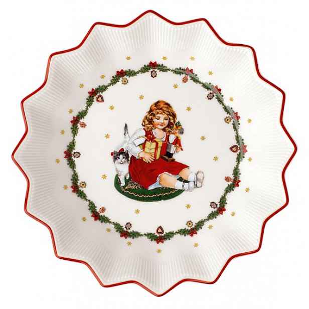 Villeroy & Boch Toy's Fantasy miska, děvčátko s hračkou, Ø 17 cm