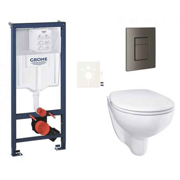 Závěsný wc set do lehkých stěn / předstěnová montáž Grohe Bau Ceramic SIKOGRSBAUSCAL0