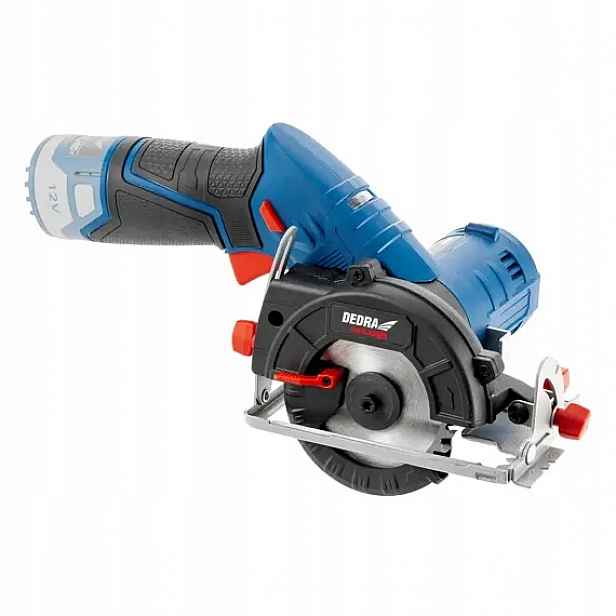 Dedra aku okružní pila 12V, prořez 26,5mm, kotouč 85*15mm 30Z, bez baterie,