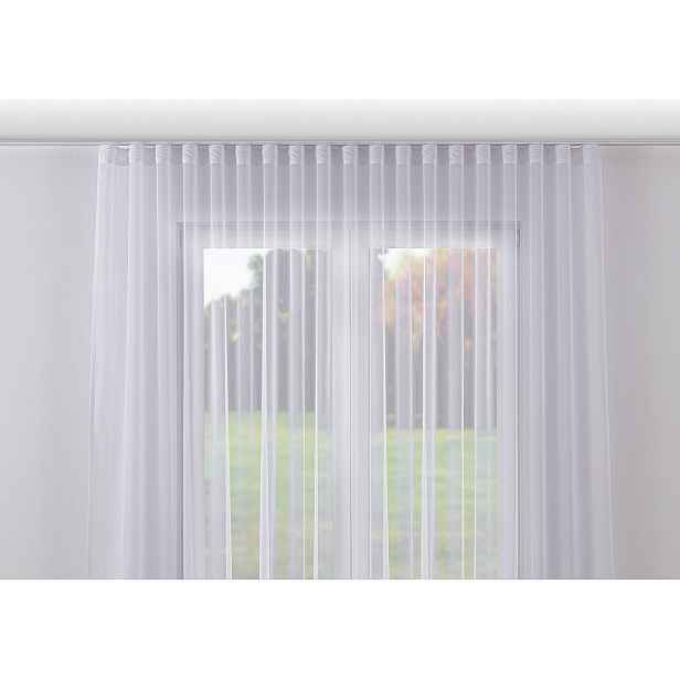 Hotová Hladká Záclona Voál S Olověnou Páskou Pro Vlnový Systém 600 X 170
