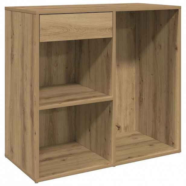 vidaXL Kosmetická skříňka dub artisan 80 x 40 x 75 cm kompozitní dřevo
