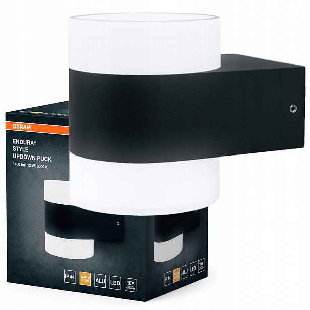 Zahradní nástěnné svítidlo Led venkovní fasádní lampa 12.5W 980lm 3000K IP44