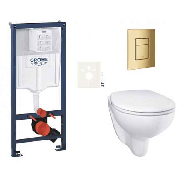 Závěsný wc set do lehkých stěn / předstěnová montáž Grohe Bau Ceramic SIKOGRSBAUSCGL0