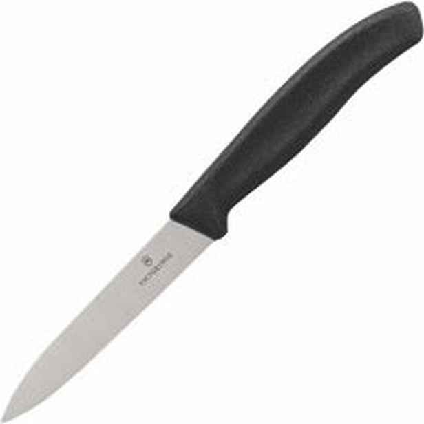 nůž 10cm kuch. HLADKÝ ČERNÝ, VICTORINOX