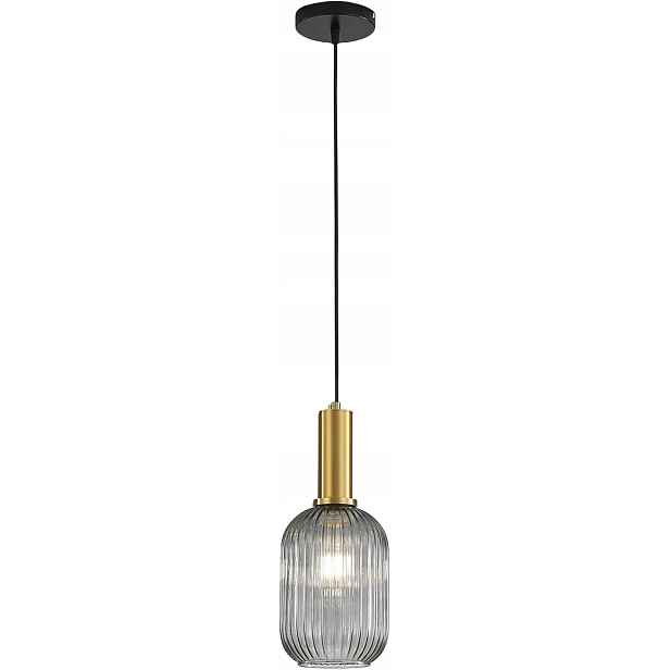 Severská moderní závěsná lampa Industrial Vintage Retro Šedá Stínidlo
