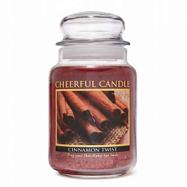 Velká svíčka Cinnamon Twist Cheerful Candle