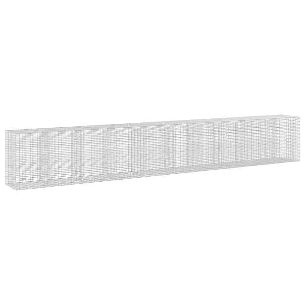 vidaXL Gabion s drátem 5 mm a síťkou 5x10 cm 1000x100x150 cm