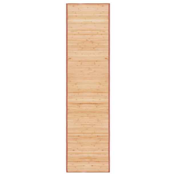 vidaXL Koberec bambus 80 x 300 cm hnědý