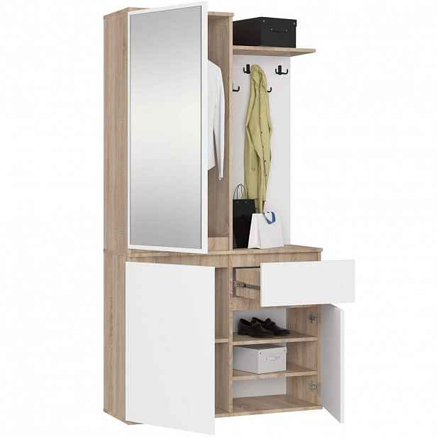 RAUMHIRSCH FURNITURE ŠATNÍK dub bílý 95/183/35