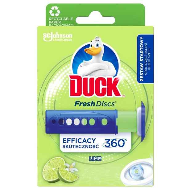 Duck Fresh Discs čistič wc 36ml Lime