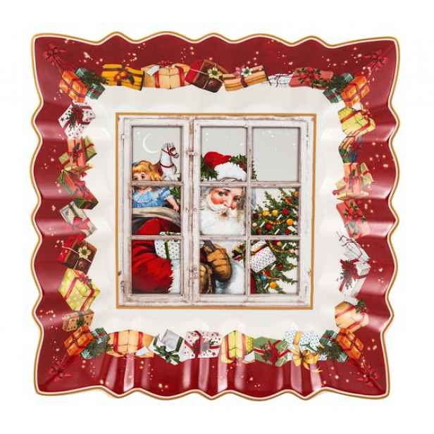 Villeroy & Boch Toy's Fantasy čtvercová mísa, Santa, 23 x 23 cm