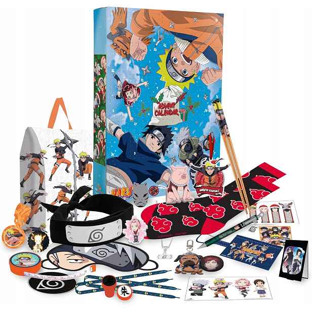 Naruto Adventní Kalendář 24 Dárků Originální Cinereplicas Hračky