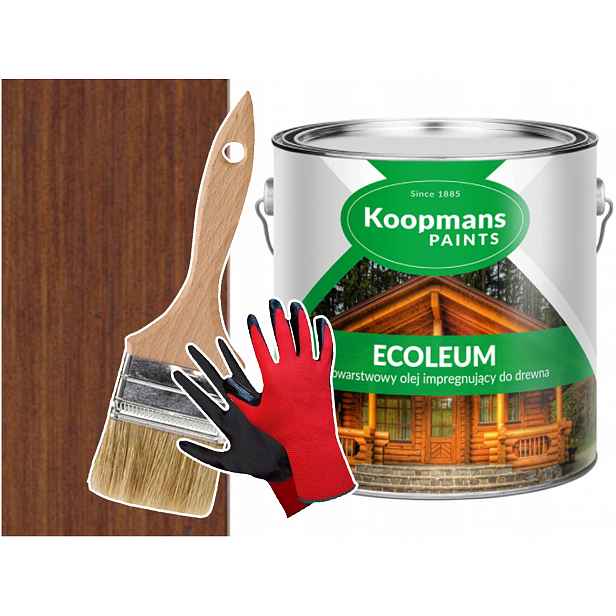Olej na dřevo Fasády Asfaltový Šindel Ecoleum Palisan. 10L