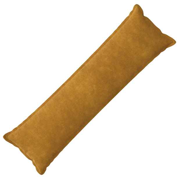 vidaXL Polštář HOUTEN Žlutá 40 x 145 cm Mikrovláknová fleece