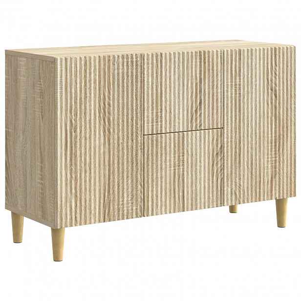 vidaXL Servírovací skříň Dub sonoma 89 x 34,5 x 60 cm Kompozitní dřevo