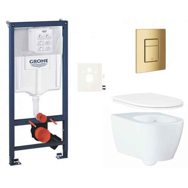 Závěsný wc set do lehkých stěn / předstěnová montáž Grohe Essence SIKOGRSESSCGL0